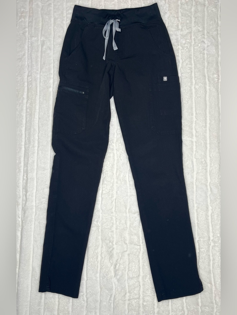 FIGS Black Yola Skinny Scrub Pants XXS Tall